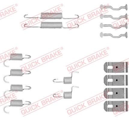 QUICK BRAKE Tartozékkészlet, fékpofa 105-0876_QB