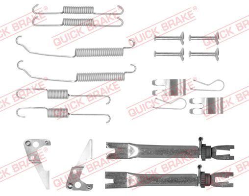 QUICK BRAKE Tartozékkészlet, fékpofa 105-0882S_QB