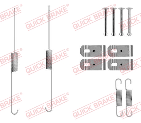 QUICK BRAKE Tartozékkészlet, fékpofa 105-0888_QB