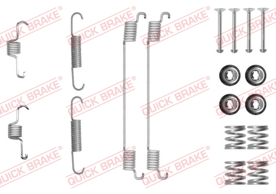 QUICK BRAKE Tartozékkészlet, fékpofa 105-0889_QB