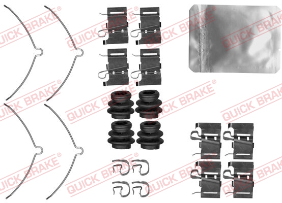 QUICK BRAKE Tartozékkészlet, tárcsafékbetét 109-0001_QB