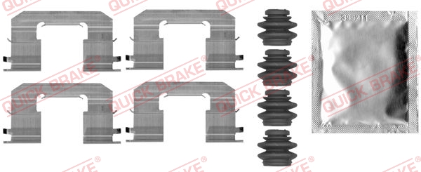 QUICK BRAKE Tartozékkészlet, tárcsafékbetét 109-0006_QB