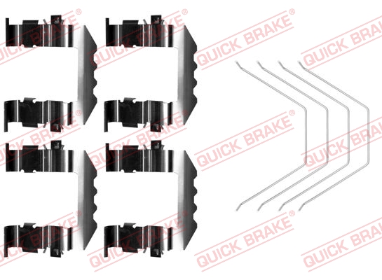 QUICK BRAKE Tartozékkészlet, tárcsafékbetét 109-0018_QB