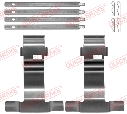 QUICK BRAKE Tartozékkészlet, tárcsafékbetét 109-0043_QB