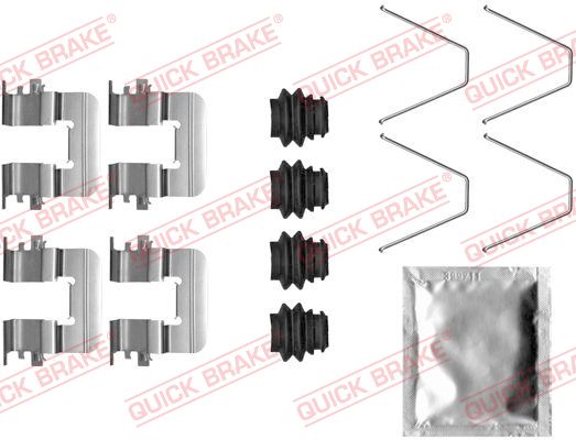 QUICK BRAKE Tartozékkészlet, tárcsafékbetét 109-0046_QB