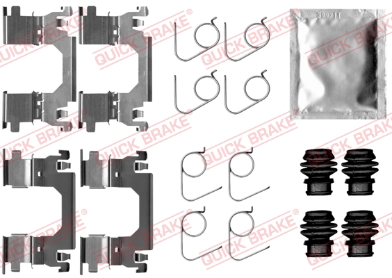 QUICK BRAKE Tartozékkészlet, tárcsafékbetét 109-0053_QB