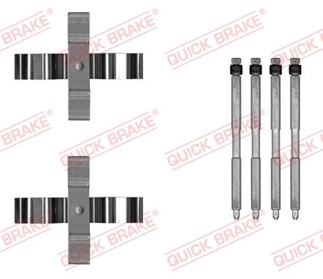 QUICK BRAKE Tartozékkészlet, tárcsafékbetét 109-0055_QB