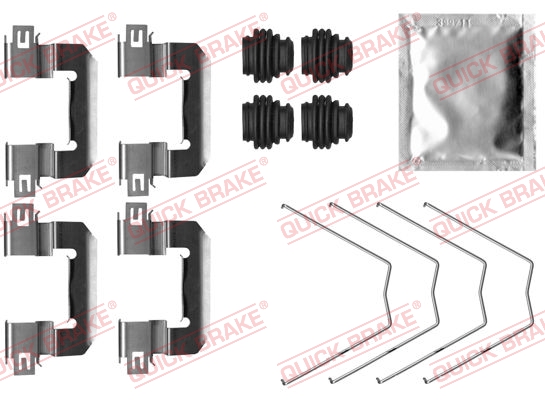 QUICK BRAKE Tartozékkészlet, tárcsafékbetét 109-0064_QB