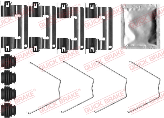 QUICK BRAKE Tartozékkészlet, tárcsafékbetét 109-0065_QB