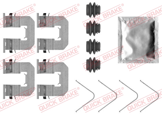 QUICK BRAKE Tartozékkészlet, tárcsafékbetét 109-0068_QB