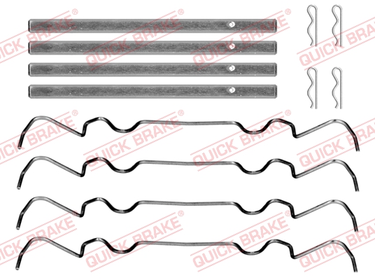 QUICK BRAKE Tartozékkészlet, tárcsafékbetét 109-0069_QB