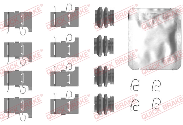 QUICK BRAKE Tartozékkészlet, tárcsafékbetét 109-0084_QB