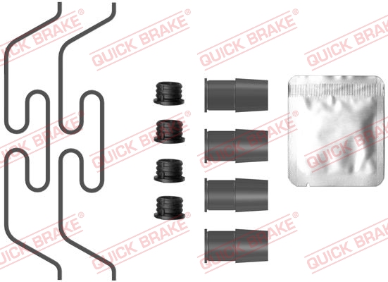 QUICK BRAKE Tartozékkészlet, tárcsafékbetét 109-0086_QB