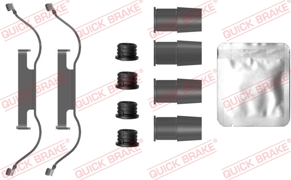 QUICK BRAKE Tartozékkészlet, tárcsafékbetét 109-0088_QB