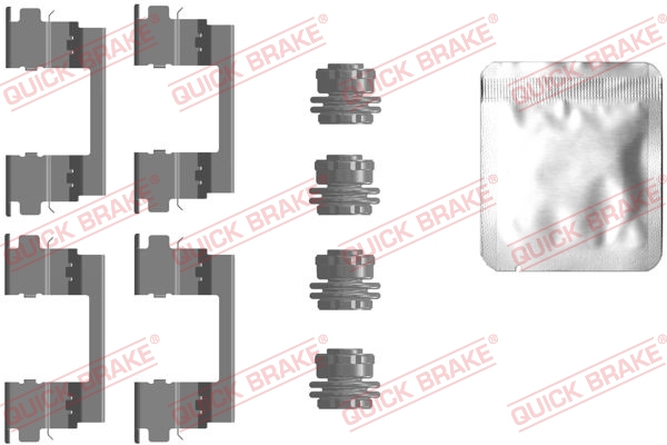 QUICK BRAKE Tartozékkészlet, tárcsafékbetét 109-0096_QB