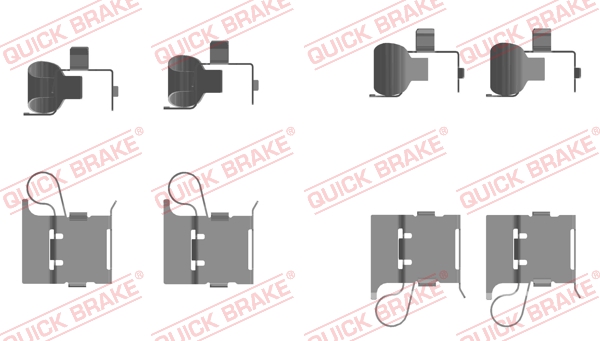 QUICK BRAKE Tartozékkészlet, tárcsafékbetét 109-0097_QB