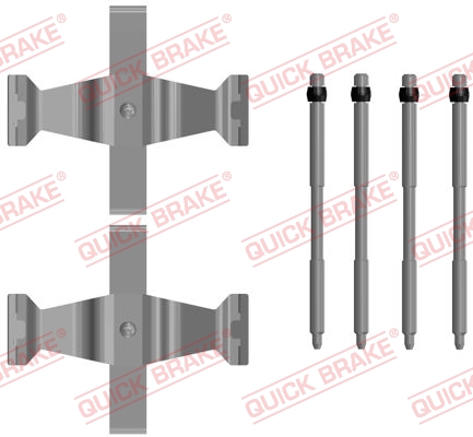 QUICK BRAKE Tartozékkészlet, tárcsafékbetét 109-0109_QB