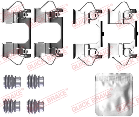 QUICK BRAKE Tartozékkészlet, tárcsafékbetét 109-0116_QB