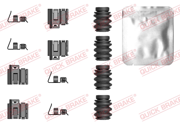 QUICK BRAKE Tartozékkészlet, tárcsafékbetét 109-0119_QB