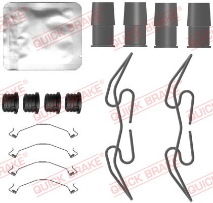 QUICK BRAKE Tartozékkészlet, tárcsafékbetét 109-0134_QB