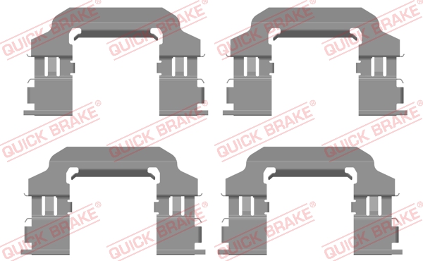 QUICK BRAKE Tartozékkészlet, tárcsafékbetét 109-0138_QB