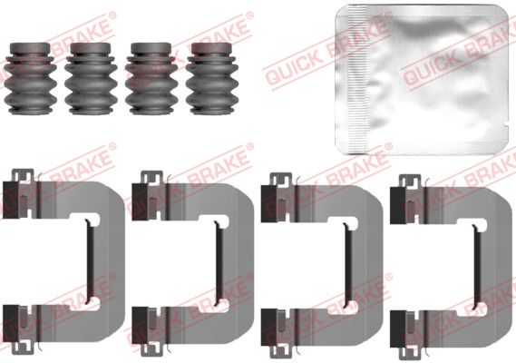 QUICK BRAKE Tartozékkészlet, tárcsafékbetét 109-0149