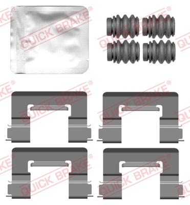 QUICK BRAKE Tartozékkészlet, tárcsafékbetét 109-0164_QB