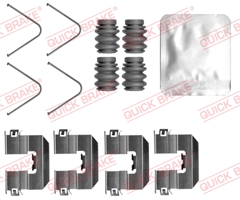 QUICK BRAKE Tartozékkészlet, tárcsafékbetét 109-0165_QB