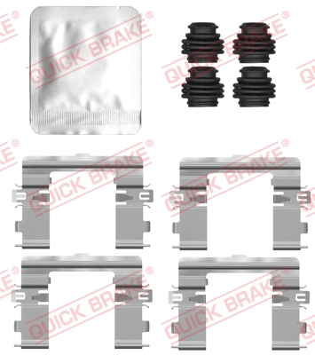 QUICK BRAKE Tartozékkészlet, tárcsafékbetét 109-0177_QB