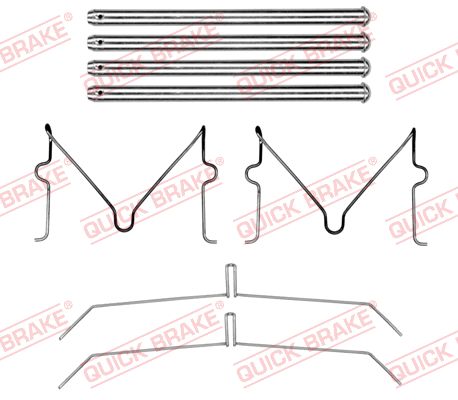 QUICK BRAKE Tartozékkészlet, tárcsafékbetét 109-0199_QB