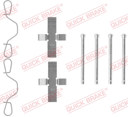 QUICK BRAKE Tartozékkészlet, tárcsafékbetét 109-0982_QB