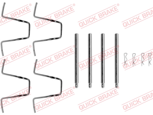 QUICK BRAKE Tartozékkészlet, tárcsafékbetét 109-1010_QB