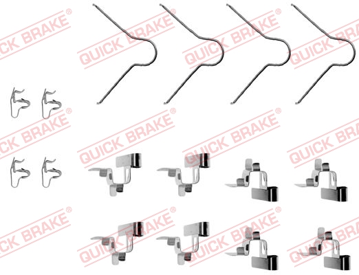 QUICK BRAKE Tartozékkészlet, tárcsafékbetét 109-1030_QB