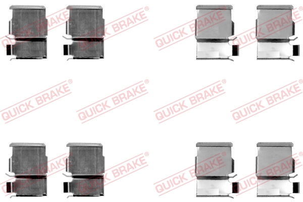 QUICK BRAKE Tartozékkészlet, tárcsafékbetét 109-1033_QB