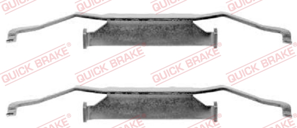 QUICK BRAKE Tartozékkészlet, tárcsafékbetét 109-1054_QB