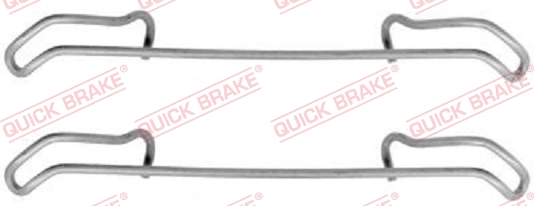 QUICK BRAKE Tartozékkészlet, tárcsafékbetét 109-1056_QB