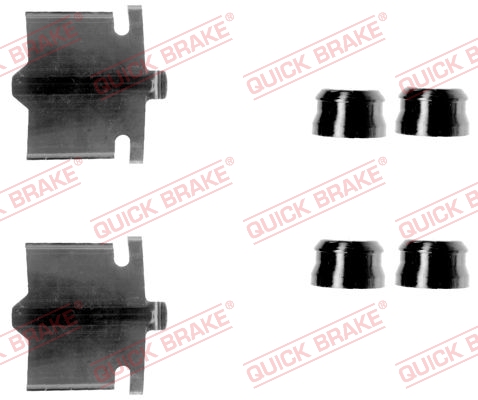 QUICK BRAKE Tartozékkészlet, tárcsafékbetét 109-1084_QB