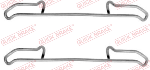 QUICK BRAKE Tartozékkészlet, tárcsafékbetét 109-1085_QB