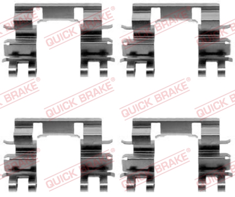 QUICK BRAKE Tartozékkészlet, tárcsafékbetét 109-1087_QB