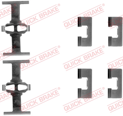 QUICK BRAKE Tartozékkészlet, tárcsafékbetét 109-1092_QB