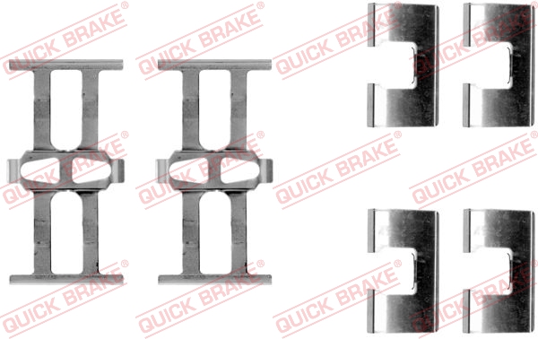 QUICK BRAKE Tartozékkészlet, tárcsafékbetét 109-1118_QB