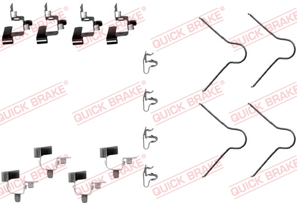 QUICK BRAKE Tartozékkészlet, tárcsafékbetét 109-1130_QB