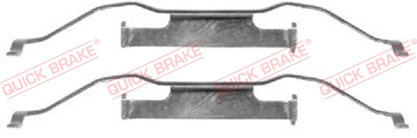 QUICK BRAKE Tartozékkészlet, tárcsafékbetét 109-1148_QB