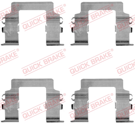 QUICK BRAKE Tartozékkészlet, tárcsafékbetét 109-1161_QB