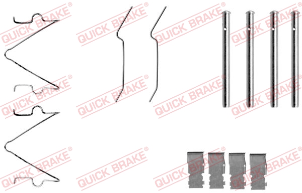 QUICK BRAKE Tartozékkészlet, tárcsafékbetét 109-1173_QB