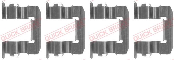 QUICK BRAKE Tartozékkészlet, tárcsafékbetét 109-1184_QB