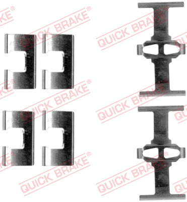 QUICK BRAKE Tartozékkészlet, tárcsafékbetét 109-1203_QB