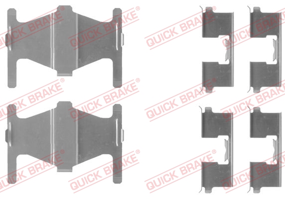 QUICK BRAKE Tartozékkészlet, tárcsafékbetét 109-1204_QB