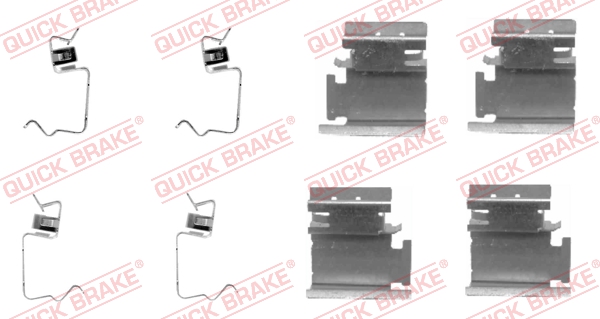 QUICK BRAKE Tartozékkészlet, tárcsafékbetét 109-1218_QB