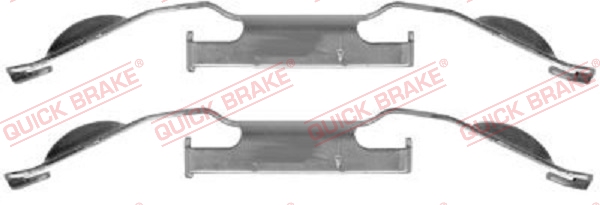 QUICK BRAKE Tartozékkészlet, tárcsafékbetét 109-1221_QB